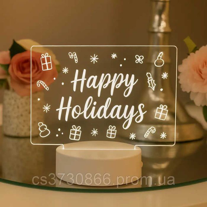 Світлодіодна дошка для малювання 15 х 10 см 3D Настільний нічник лед