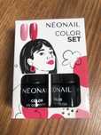 Neonail color set zestaw 2 lakierów hybrydowych różowy malinowy