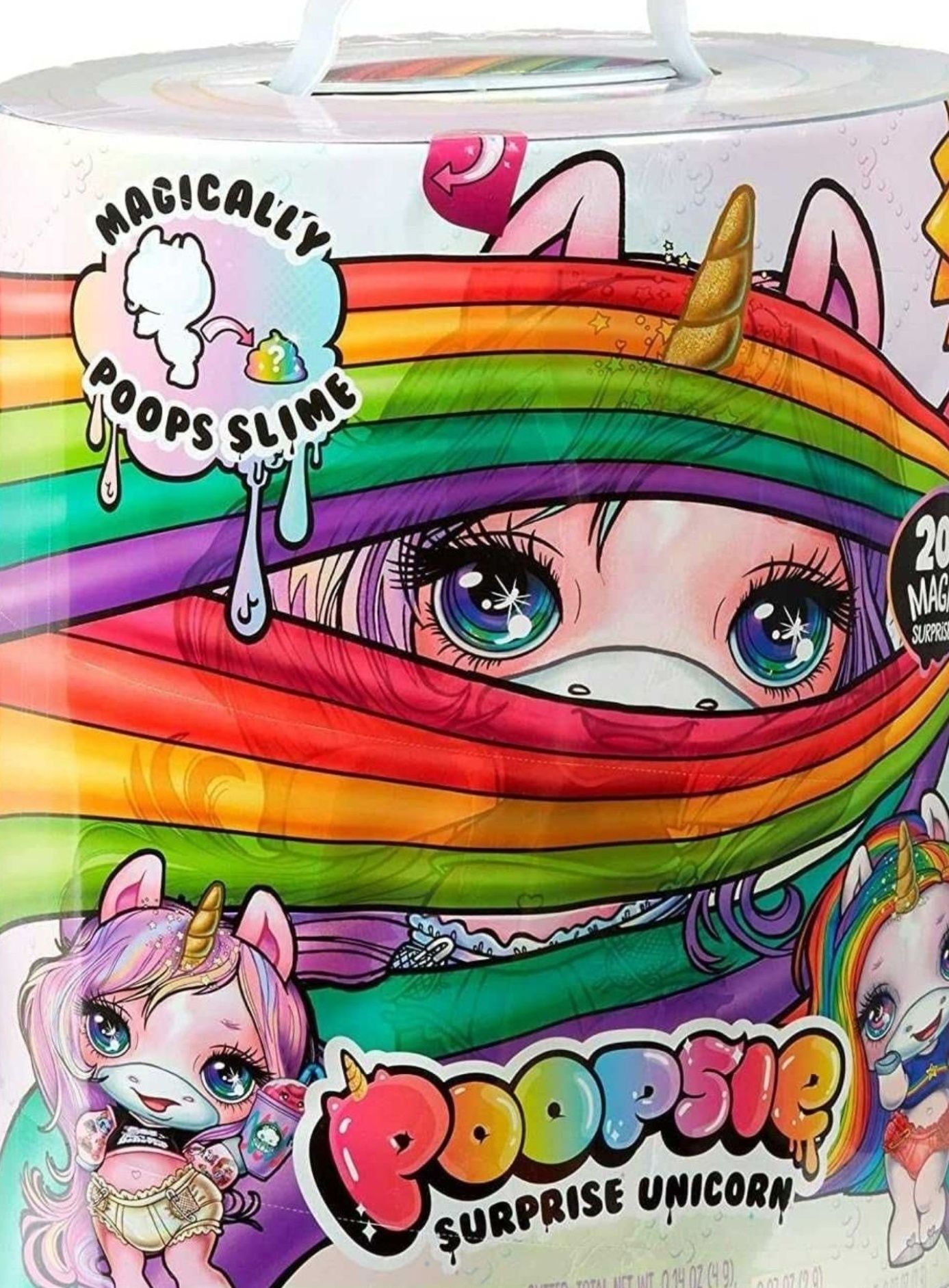 Новая Poopsie Slime Surprise Unicorn - Единорог Пупси с сюрпризами сла