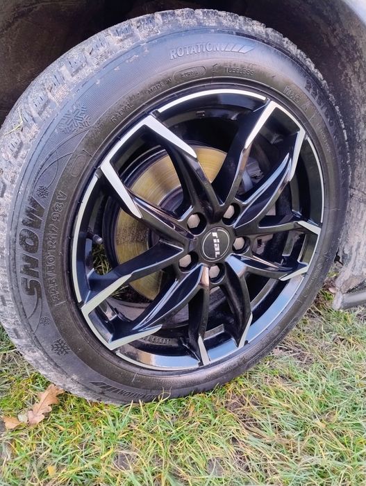 Jak nowe Koła zimowe 17 alufelgi Rial Opony kormoran 5x115