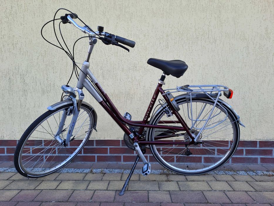 GAZELLE GENEVE GOLDLINE, damski rower holenderski/3x9/53cm/ALU