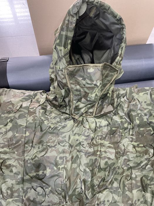 Пончо камуфляж зелений листок дощовик анти тепловізор
