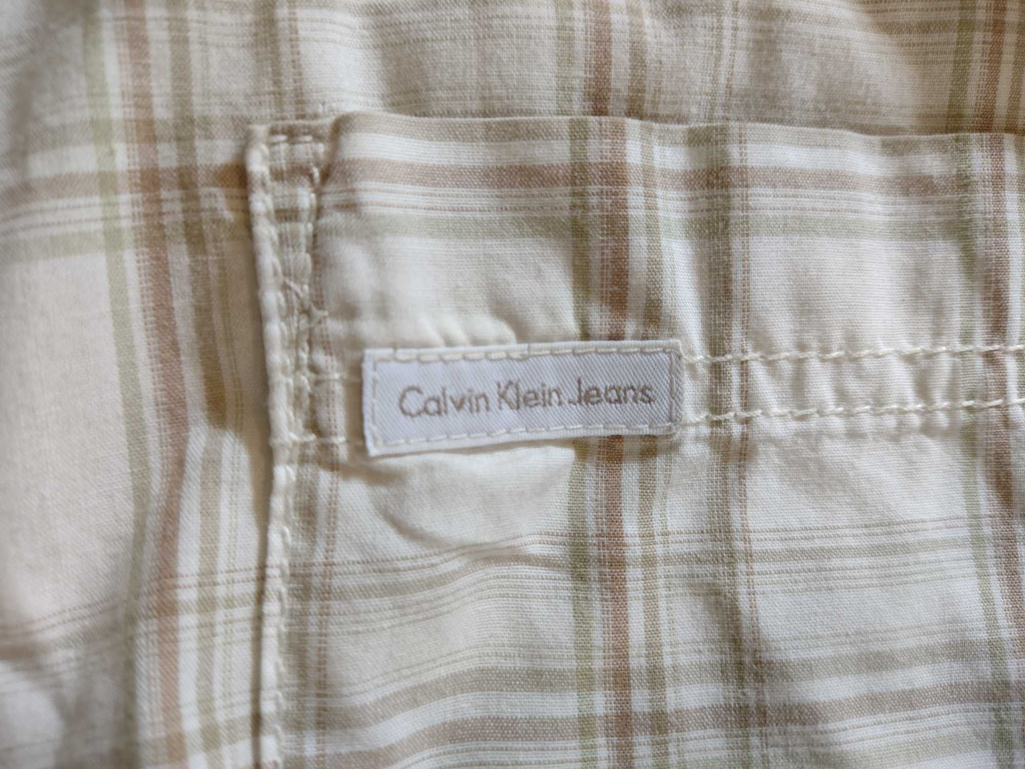 spodnie REDFORD 32/32 + koszula  Calvin Klein M /176