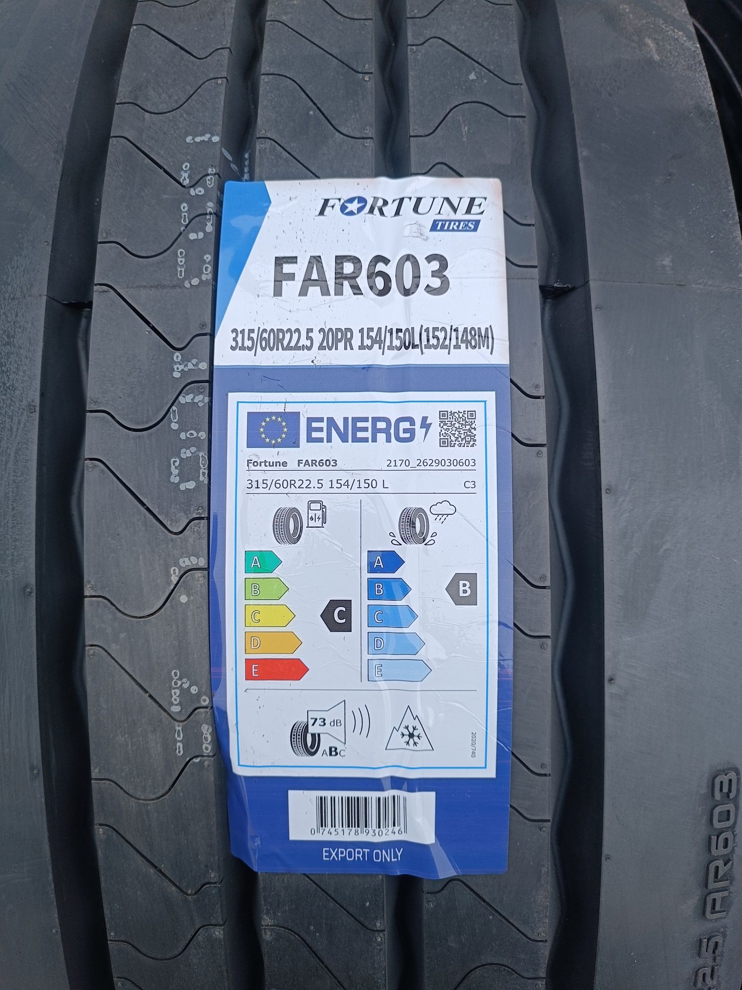 315/60R22.5 Fortune FAR 603