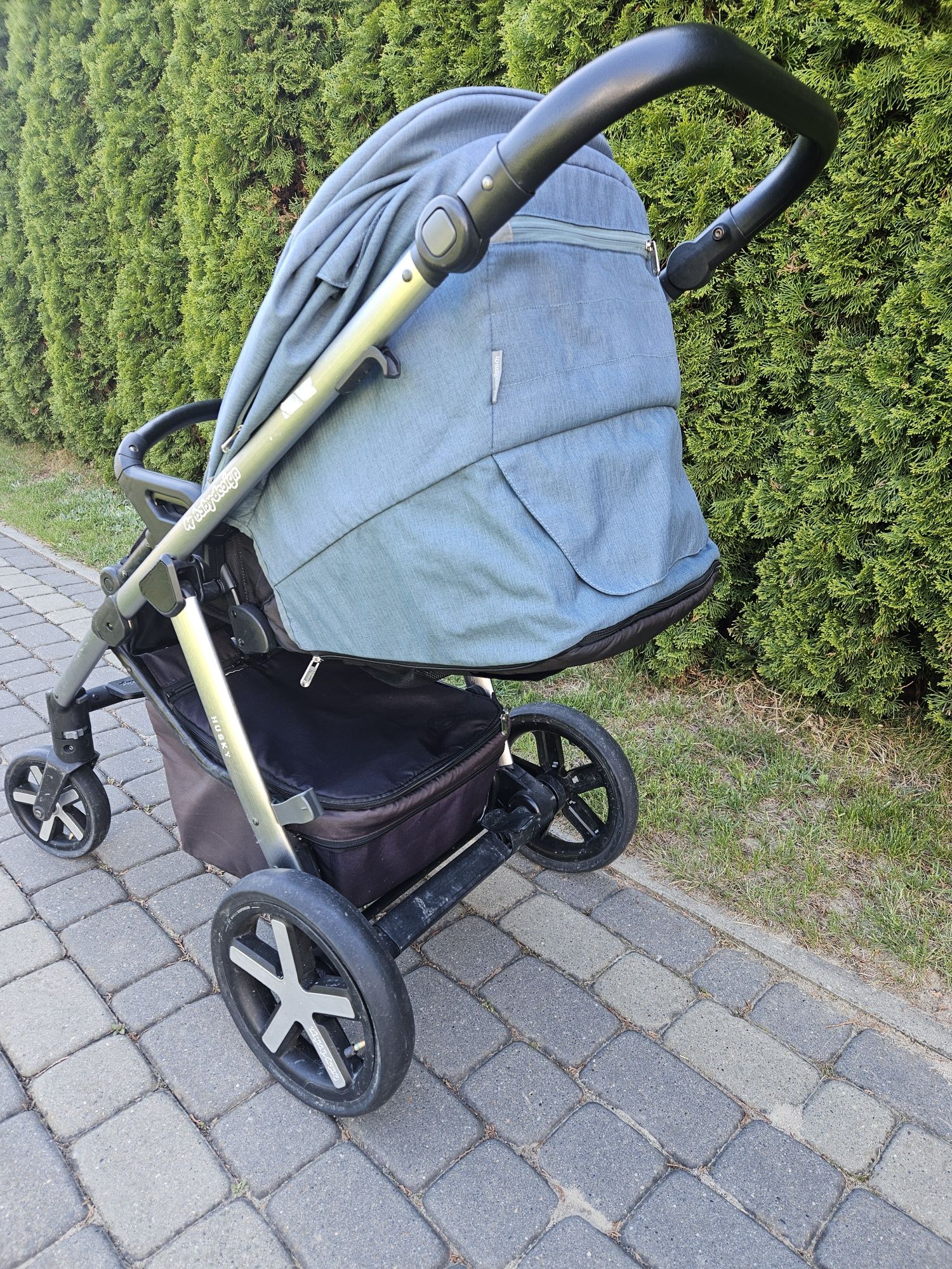 Wózek spacerowy + gondola husky xl