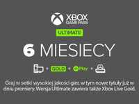 Xbox Game Pass Ultimate 6 miesiecy