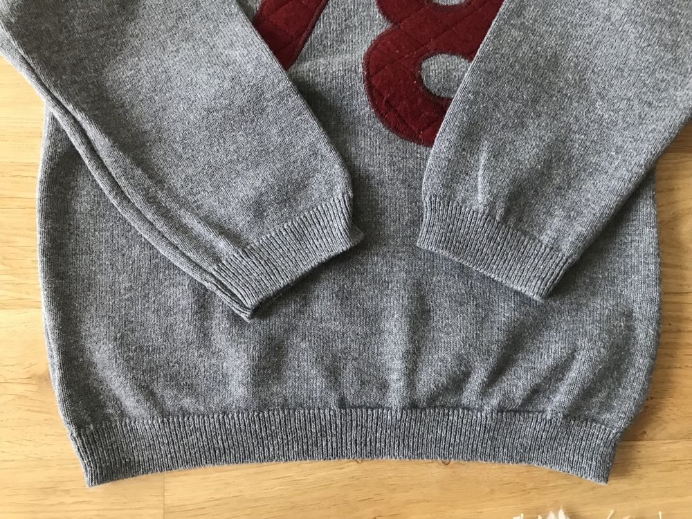 Szary sweterk rozmiar 92