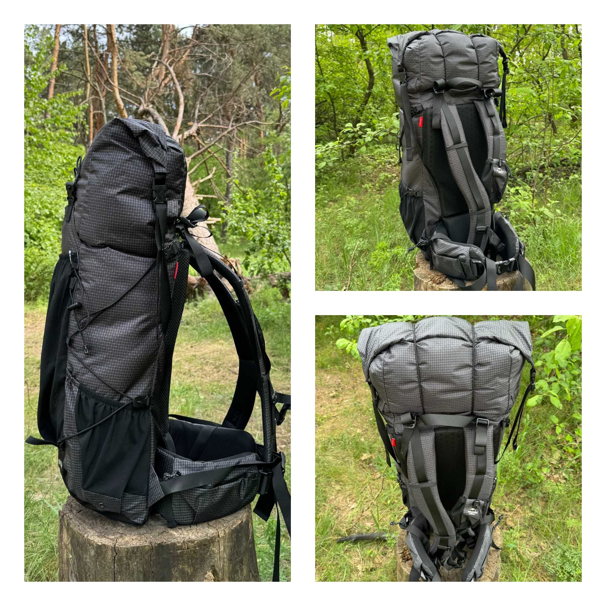 Рюкзак туристичний Naturehike Rock 40+5 60+5 Dyneema Nylon