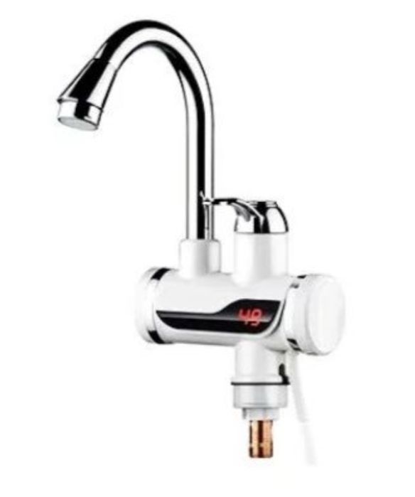 Водонагреватель проточный Delimano кран электрический с Led дисплеем