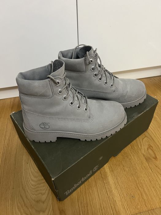 Nowe skórzane buty damskie zimowe jesienne za kostkę Timberland