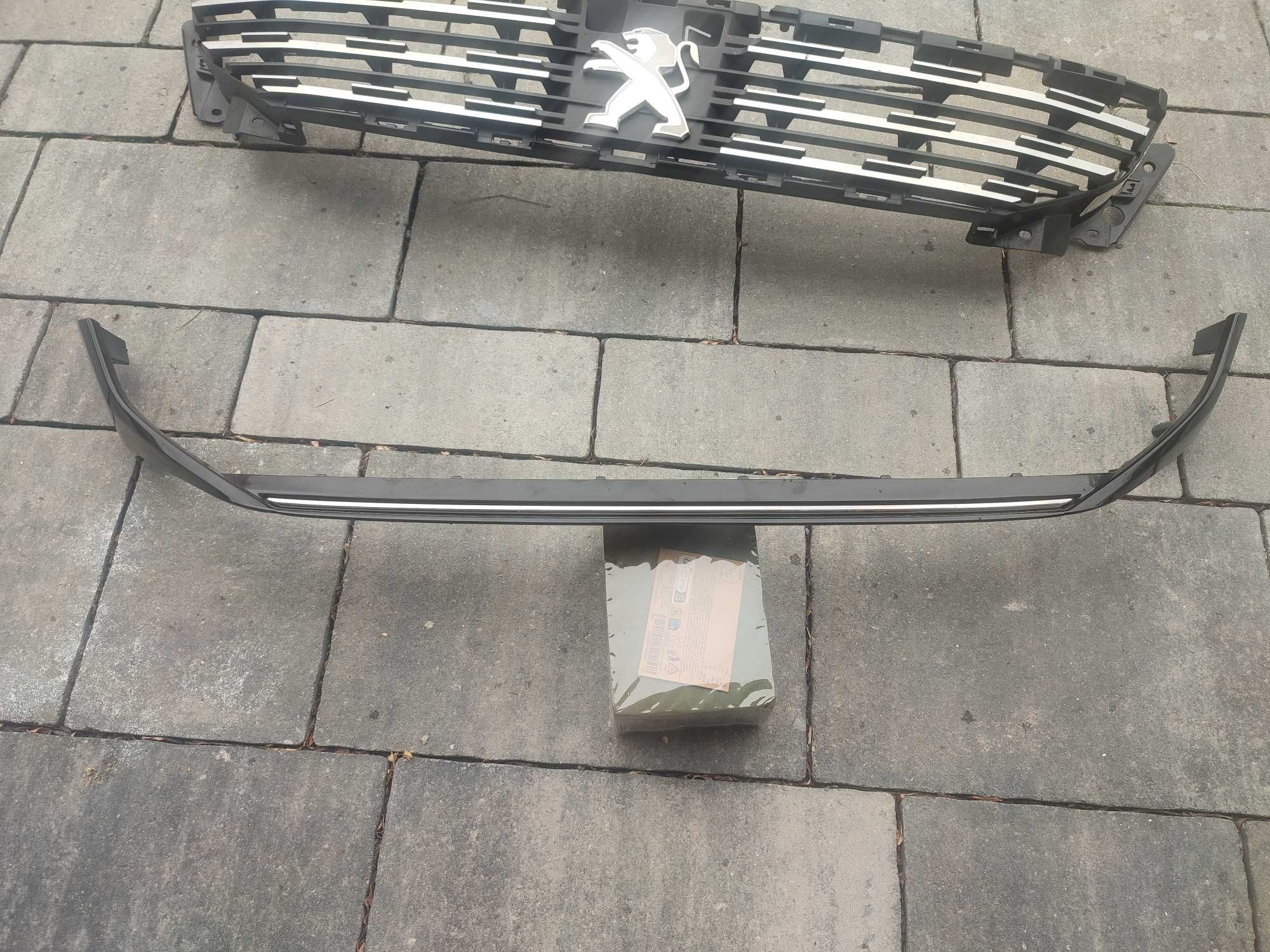Atrapa,Grill Peugeot 508 II 19-23,   Listwa Grilla