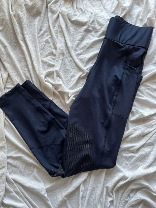 bryczesy legginsy hkm granatowe