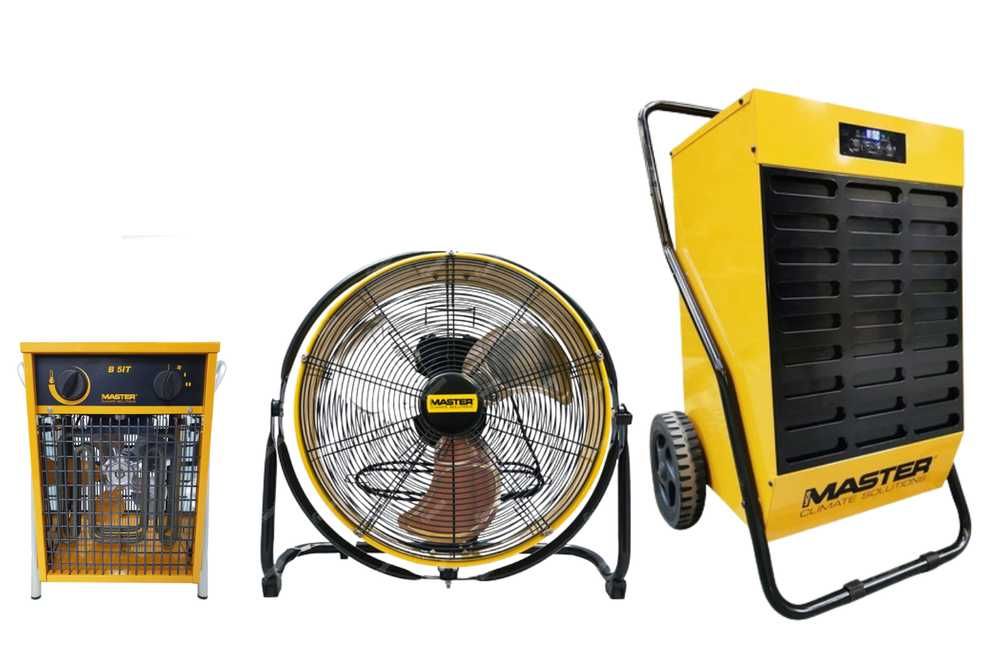 Wypożyczalnia Osuszacz Osuszanie budynków Ogrzewanie  Wynajem