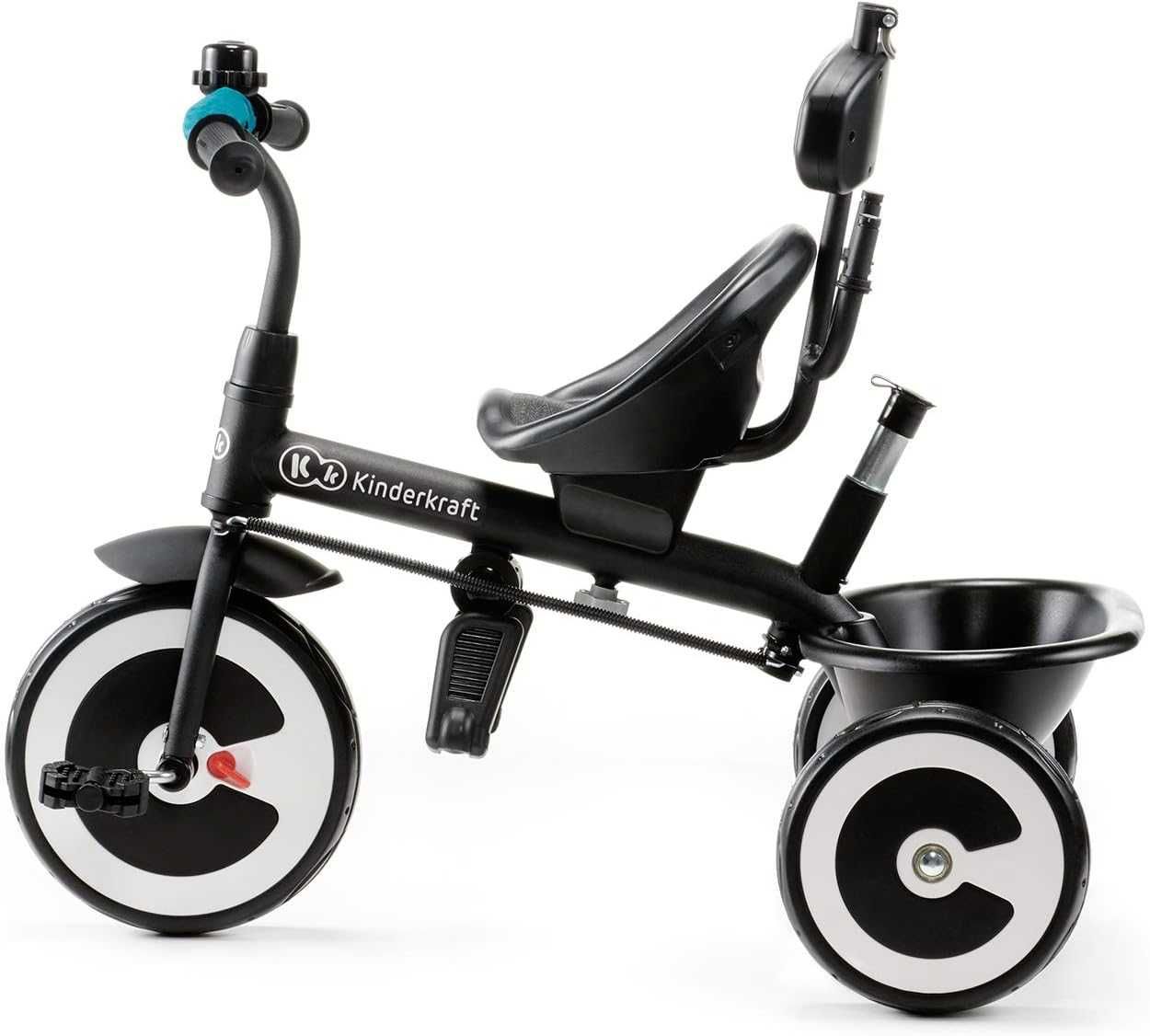 Rowerek wózek trójkołowy Kinderkraft Aston Turkusowy NOWY