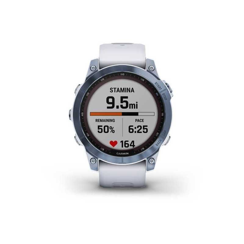 Garmin Fenix 7 Sapphire Solar Mineral Blue DLC Titanium