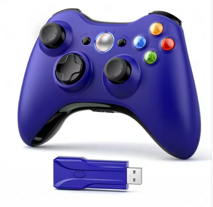 Pad Xbox 360 Nowy Niebieski Bezprzewodowy Wysyłka OLX Gwarancja