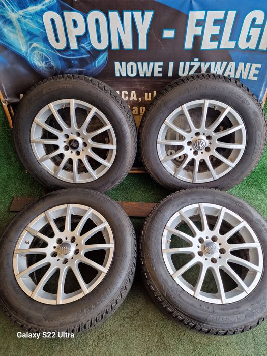 Koła zimowe 17 5×112 Audi A6 Q3 Vw Tiguan Skoda Kodiaq Tarraco Mercede