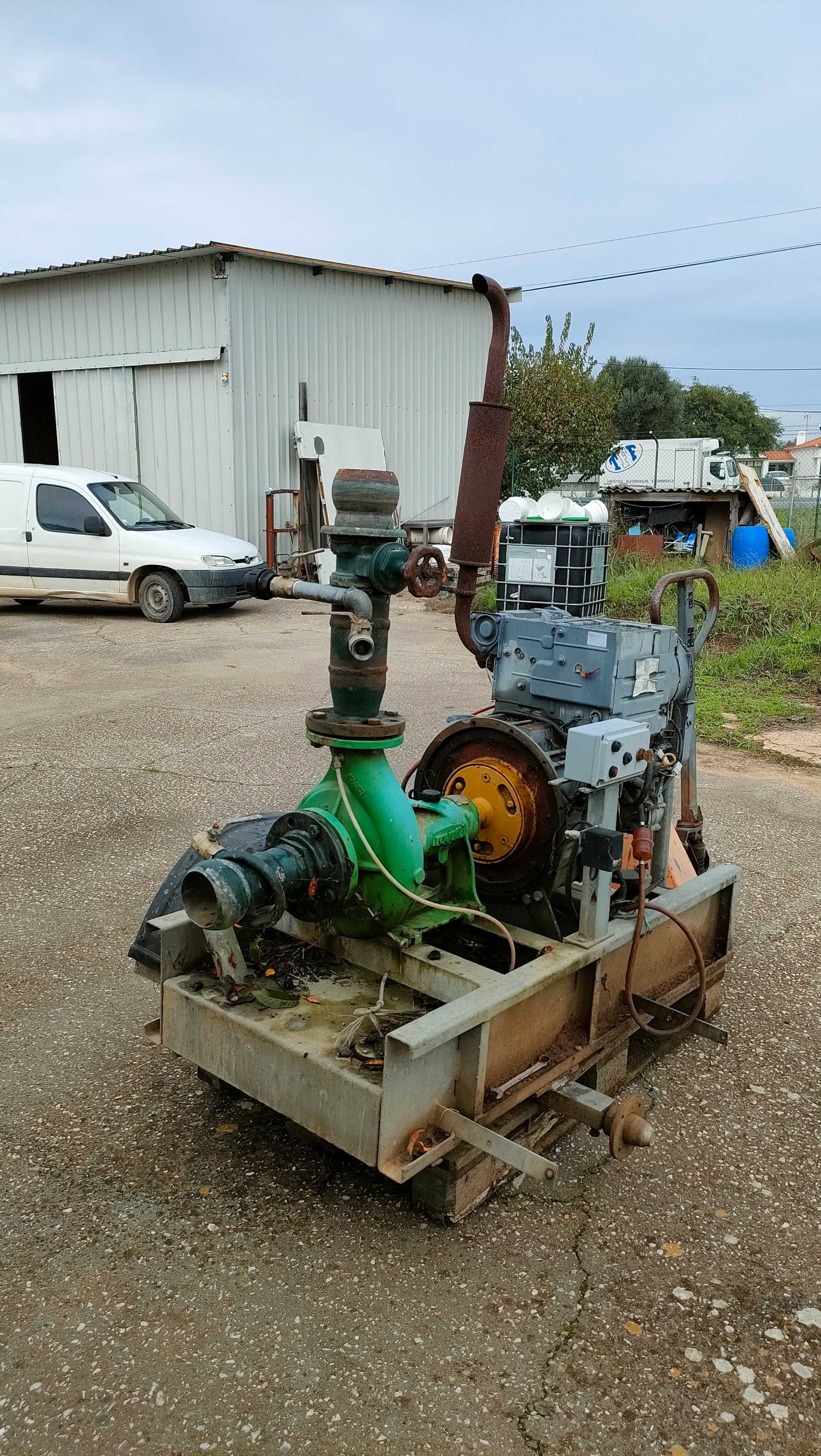 Motor Deutz 2 Cilindros Bomba Rovati 4 Polegadas