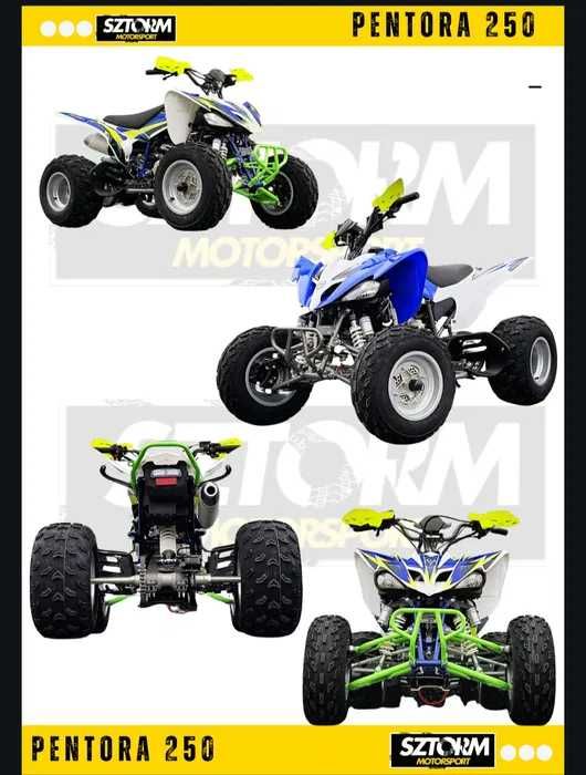 PENTORA 250, RAPTOR, LTR, LTZ. chlodzony cieczą.