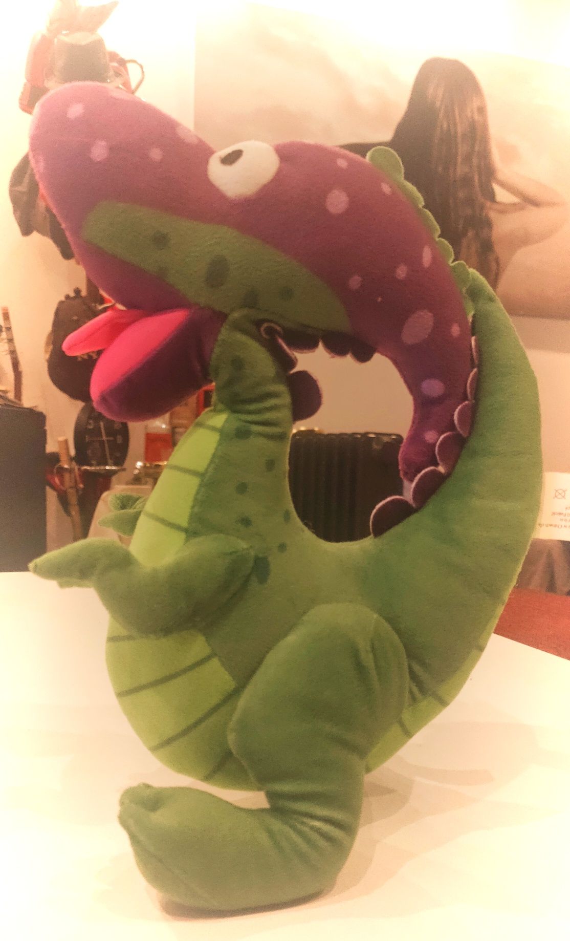 Duży ok. 35cm Dinozaur Polozaur Nela maskotka, pluszak, zabawka