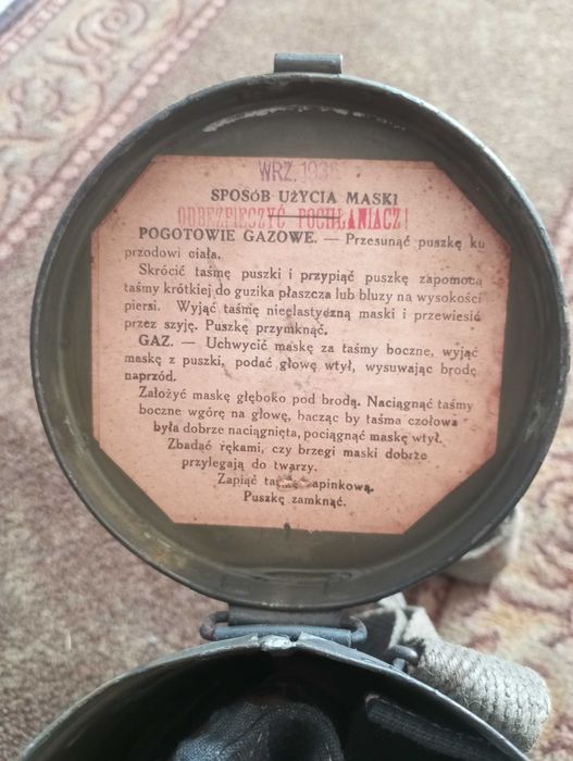 Maska p. gazowa LOPP. Super stan.