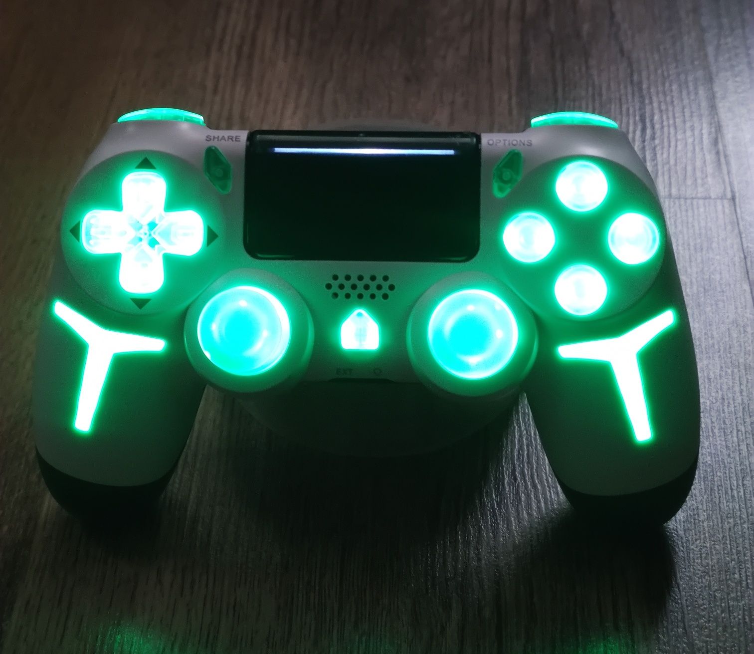 Джойстик беспроводной Dualshock 4 для PS4 и ПК с LED подсветкой кнопок