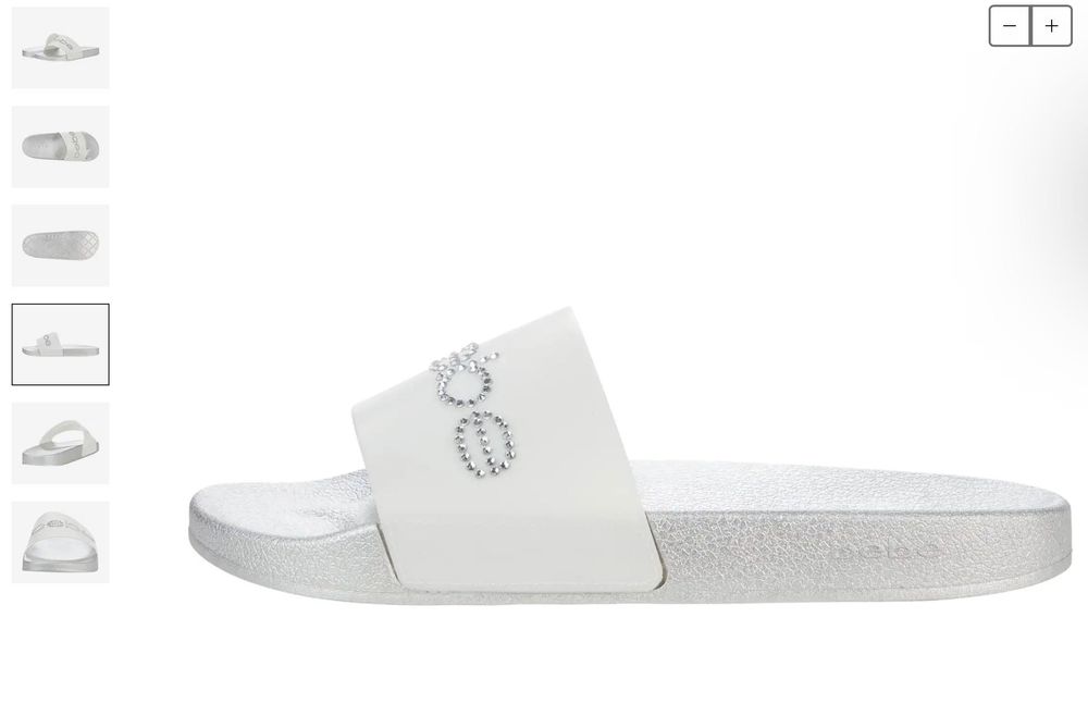 Шльопанці літні Bebe з Америки літнє біле взуття шлёпанцы