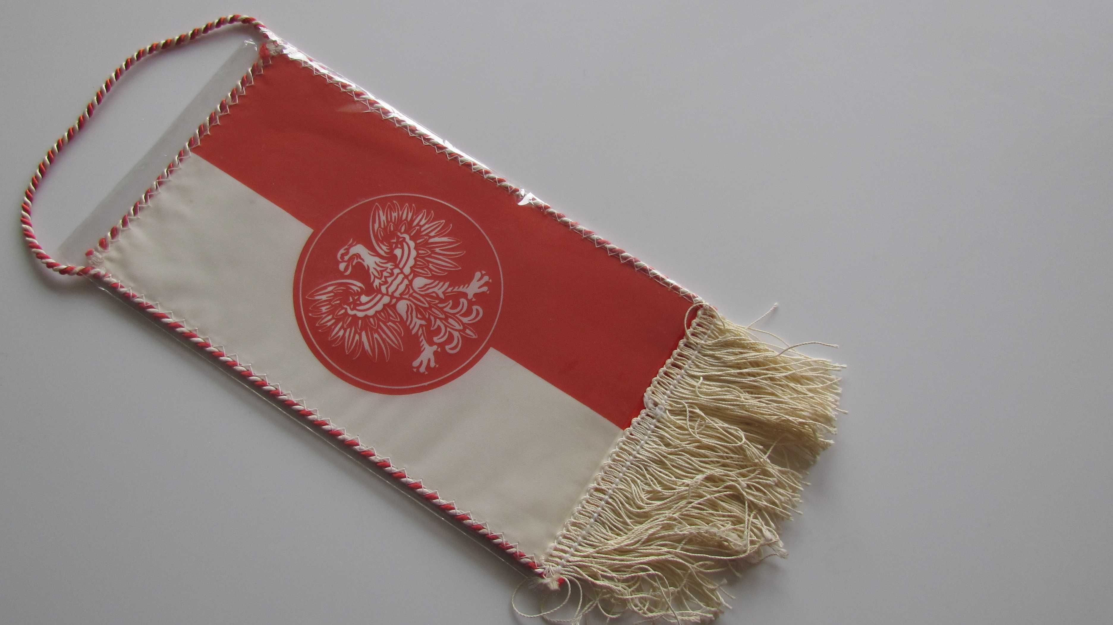 Proporczyk PZG Polski Związek Gimnastyczny Warszawa Orzeł bez Korony