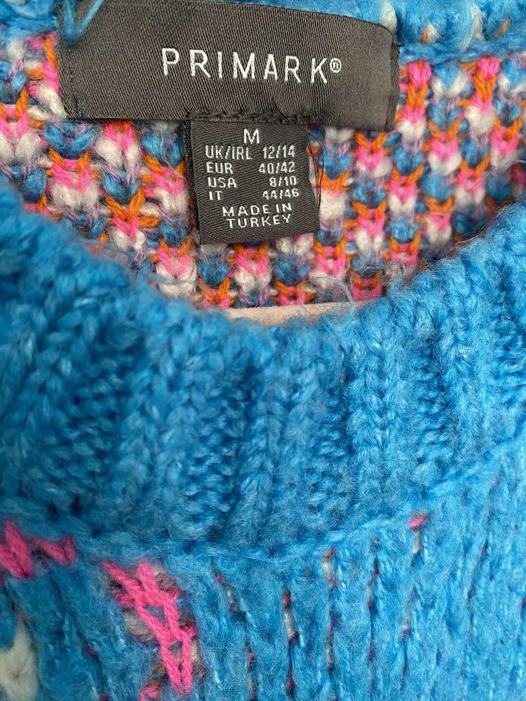 Свитер PRIMARK 44 S яркий красивый