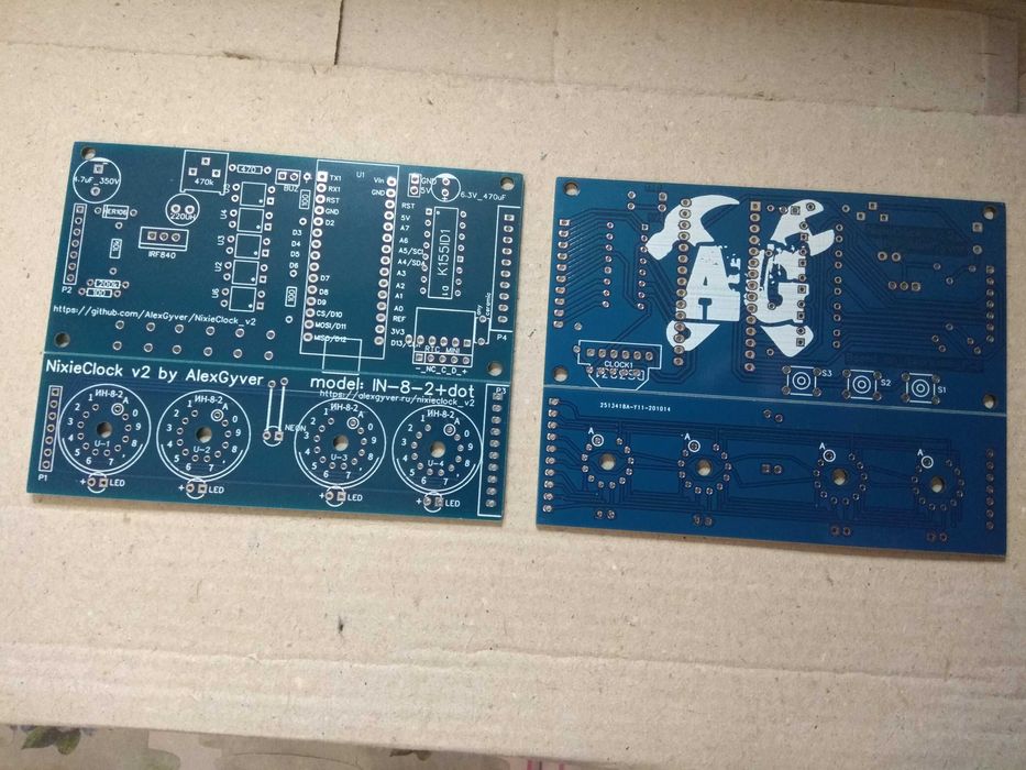 Друкована плата Alex Gyver перерозведена ADM503 розділена