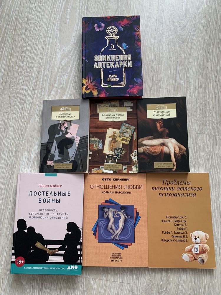 Зникнення аптекарки Фрейд Отто Кернберг Робин Бэйкер