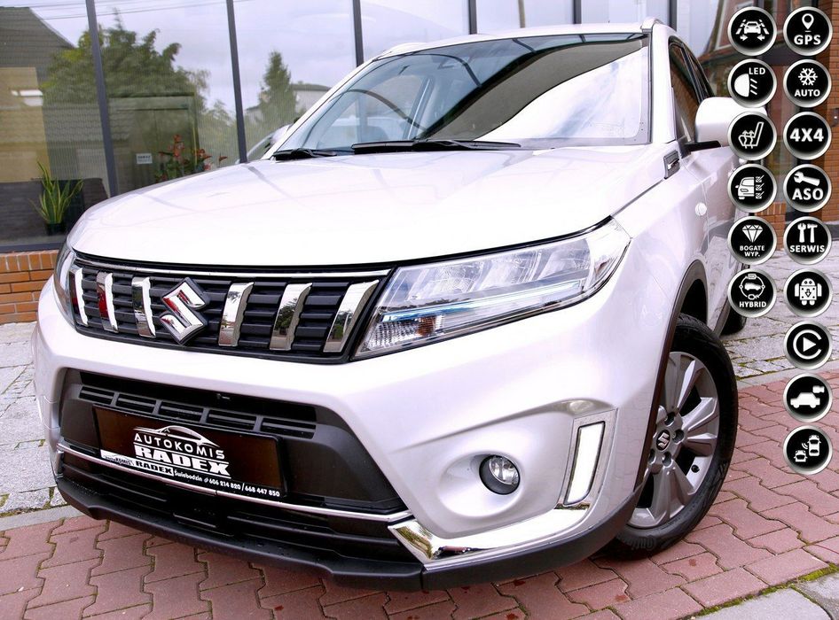 Suzuki Vitara 4x4|As.Pasa Ruchu|Kamera|Navi|6 Biegów|Radar| Serwisowany|GWARANCJA|