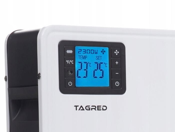 Elektryczny Grzejnik Konwektorowy 2300W Termostat WiFi + Pilot !