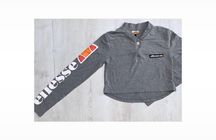Bluzka Ellesse krótka szara j nowa XS zamek unikat