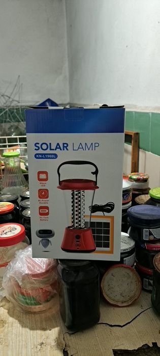 Фонарик с солнечной батареей