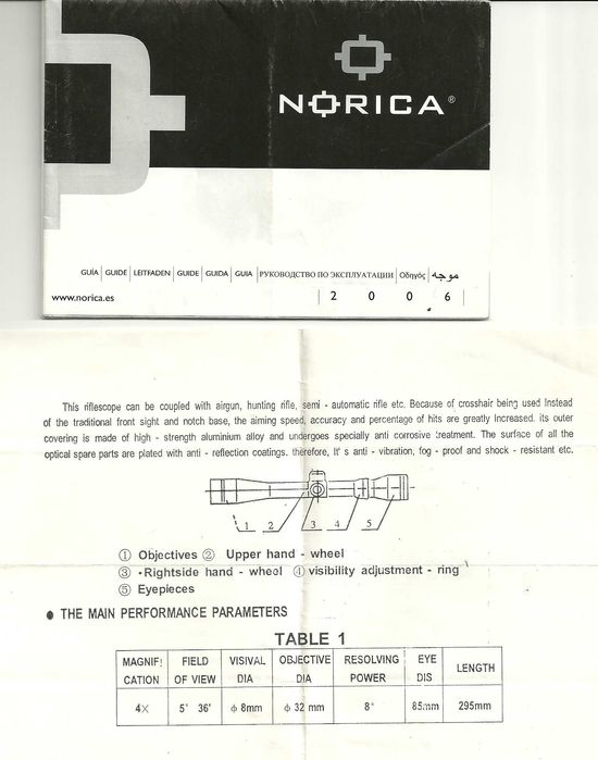 Carabina Norica Dragon - 5.5mm