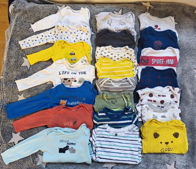 Ubranka 56 i 62 wyprawka. Cały karton!