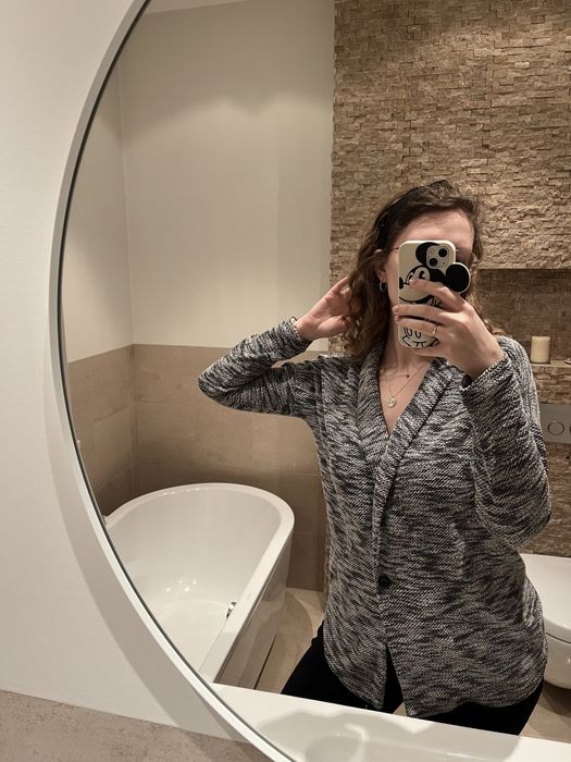 Biało-czarna marynarka Vero Moda rozm. L