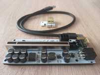 Riser PCI-e GPU USB 3.0 nowy ver012 MAX gold najnowszy PCI-E 1x to 16x