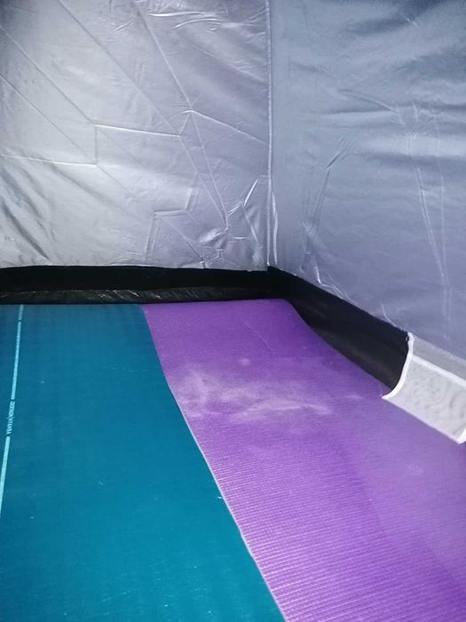 Tenda campismo iglu, 2 pessoas, multicolorido, 200 x 120 x 100 cm