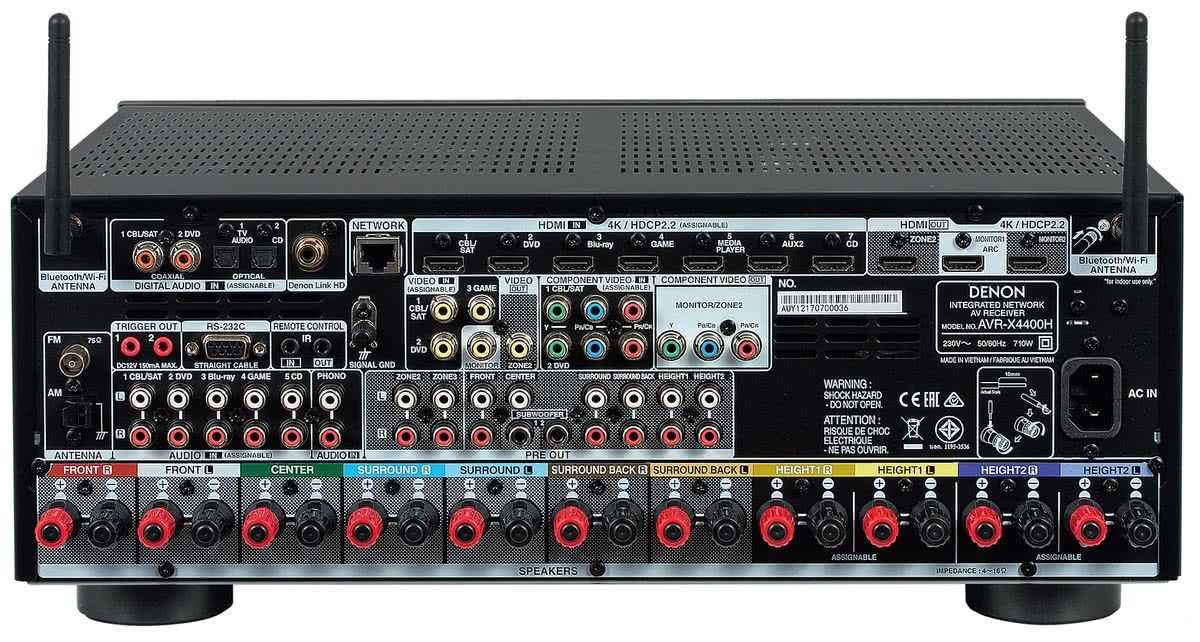 Denon AVR-X4400H 9.2 kompletny, nowy, brak pudełka, zarysowana góra