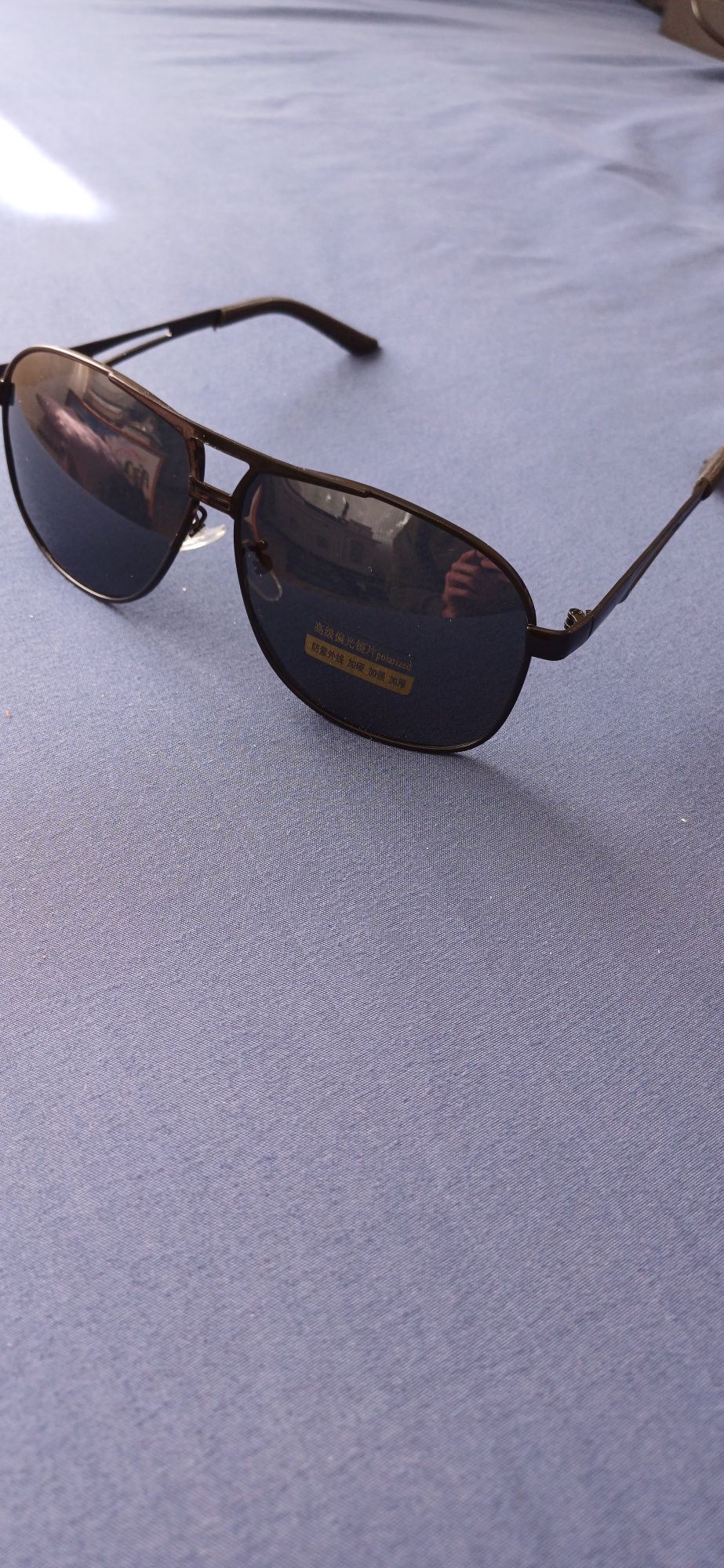 Okulary pilotki czarne, polarized