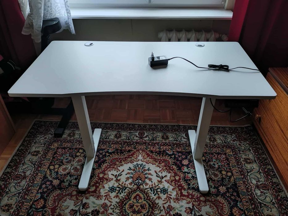 Biurko elektryczne Silver Monkey ED-120 white (Gwarancja)