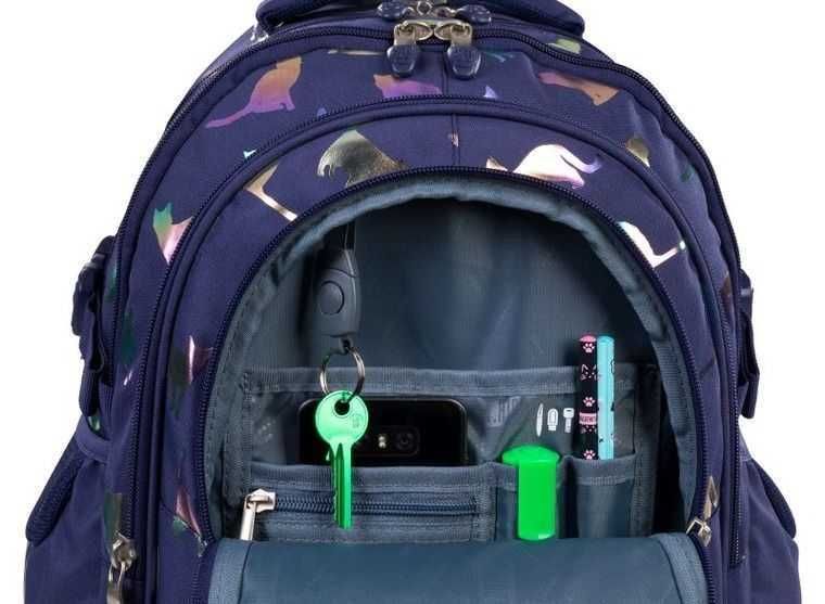 Nowy piękny pojemny 4komorowy plecak 3-7 klasy St Right