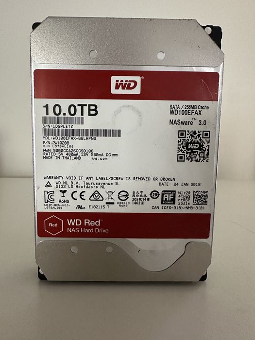 Disco Western Digital 10TB RED