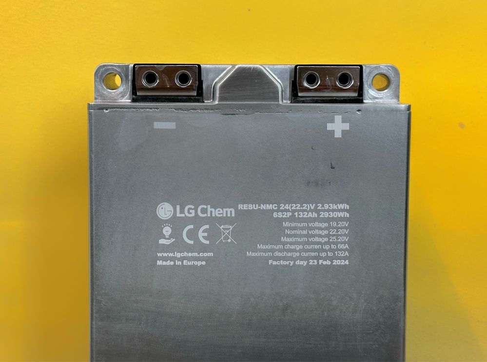Акумулятор LG Chem 6S2P 132Ah 2.9kWh для 24V інверторів Li-ion Li-NMC