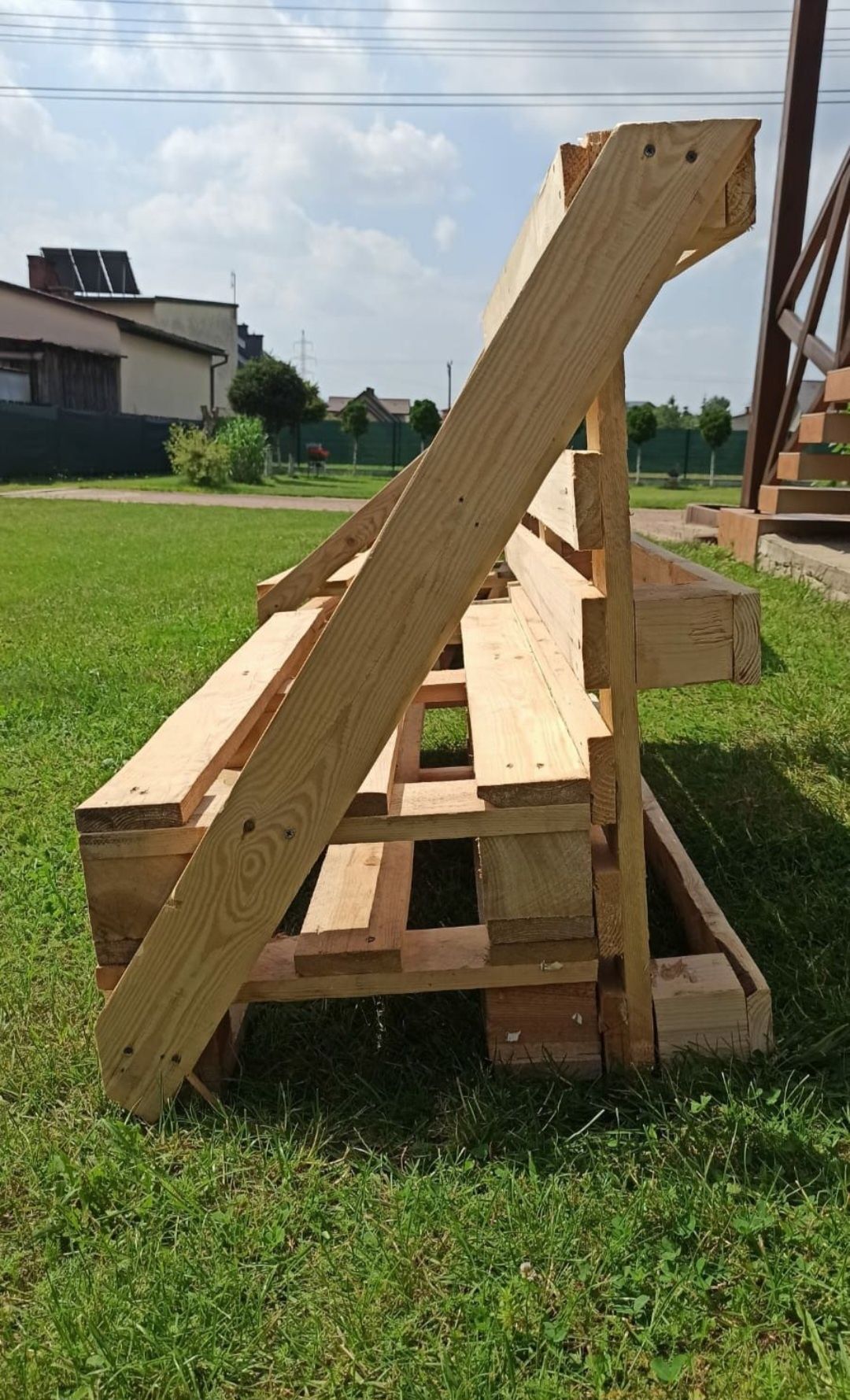 Meble z palet - kanapa