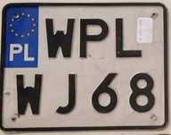 Tablica rejestracyjna Polska
