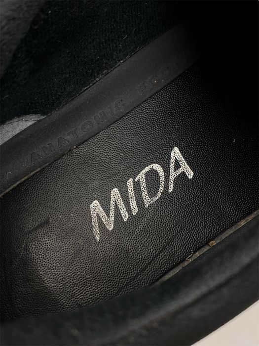 Жіночі кросівки кеди чорні міда mida кожа женские кеды кроссовки шкіра