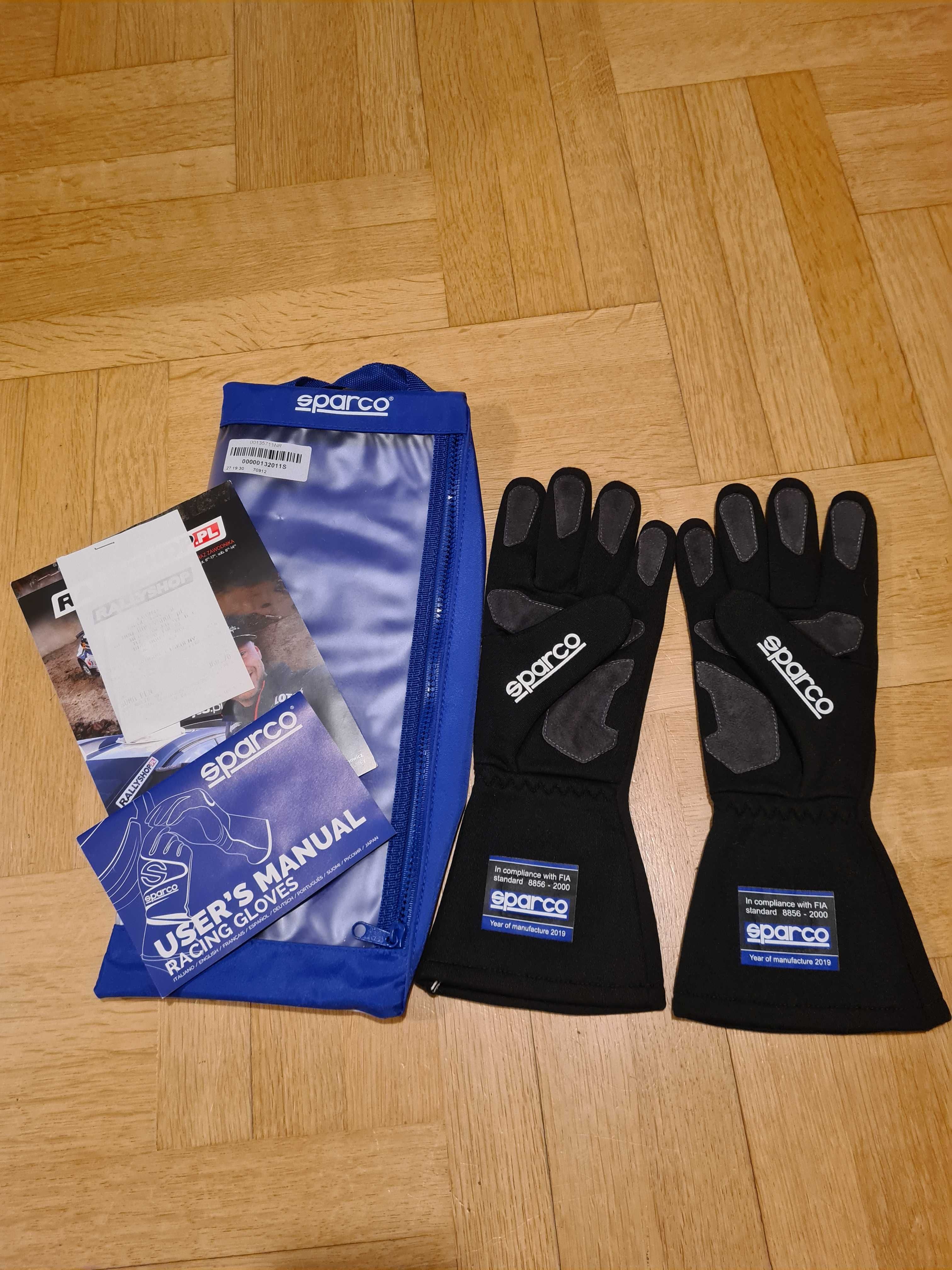 Rękawice gloves racing SPARCO GUANTI LAND 2020 nero rozm. 11 NOWE!!